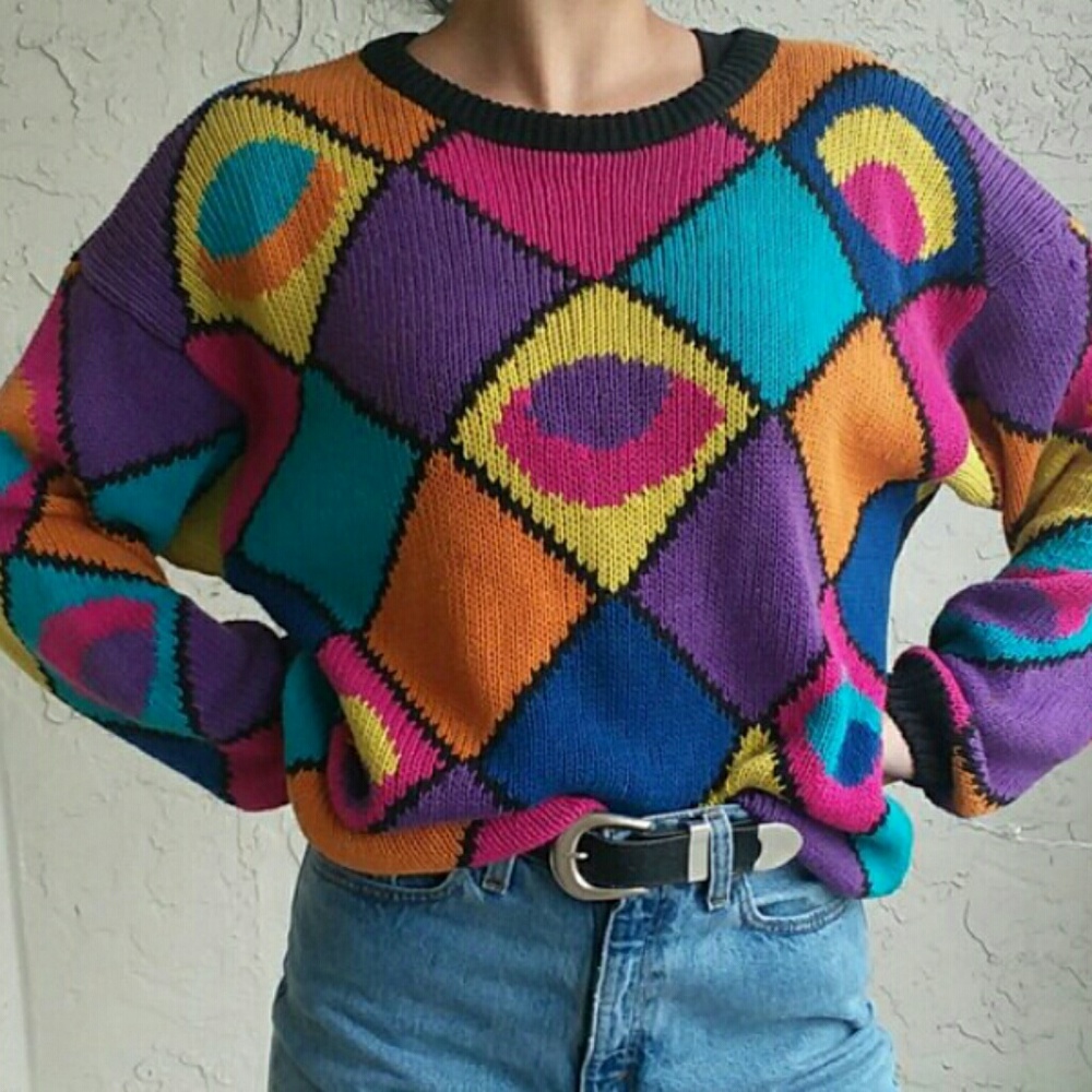 abstract sweater